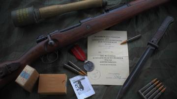 Gun Bolt Action Rifle Mauser Kar98k World War Ii