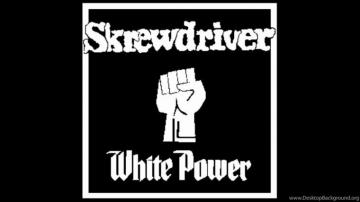 Skrewdriver White Power Desktop Background