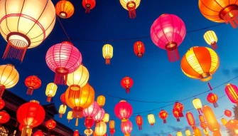 Chinese Lantern Wallpaper