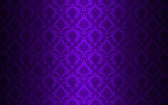 Purple Damask Flock Wallpaper Viii By