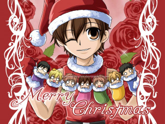 Haruhi Xmas Wallpaper By Snowbunnyluv