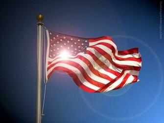 Computer Desktop Wallpaper American Flag Sunrise Photo