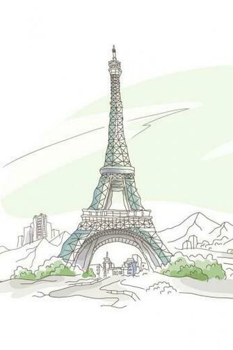 Eiffel Tower iPhone Wallpaper Top