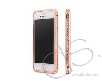 Bumper Series iPhone Plus Crystal Case Inches Rose Gold