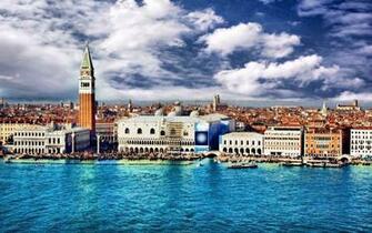 Venice Italy Panorama River Stock Photos Image HD