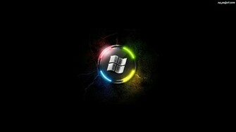 Windows Logo Wallpaper Microsoft Black
