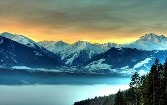 Wallpaper Beautiful Mountains