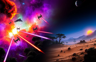 Dual Screen Wallpaper Star Wars