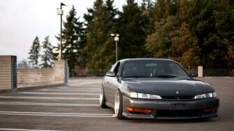 Gray Chevrolet Silverado Extra Cab Pickup Truck Nissan Silvia