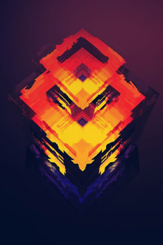 Abstract Digital Colourful Blocks 4k Gaming Wallpaper
