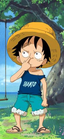 Kid Luffy Monkey D One Piece Anime Mindless iPhone