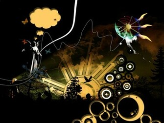 Artistic Abstract Background See To World
