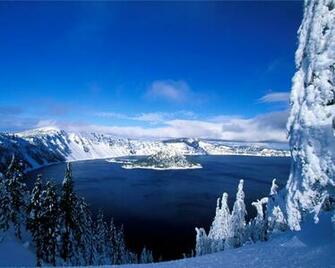 Winter Lake Desktop Pc And Mac Wallpaper