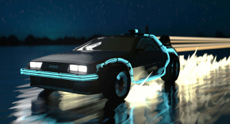 Delorean 4k Wallpaper