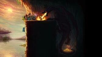 Dragon Magicka Video Games Wizard Fantasy Art