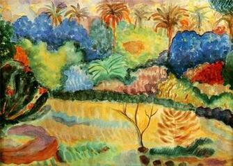 Tahitian Landscape Paul Gauguin As Art Print Or Hand