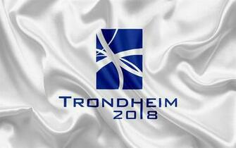 Wallpaper Trondheim Emblem Logo Winter