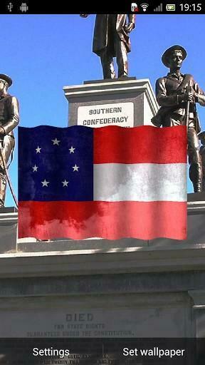 Bigger Confederate Flag 3d Wallpaper For Android Screenshot