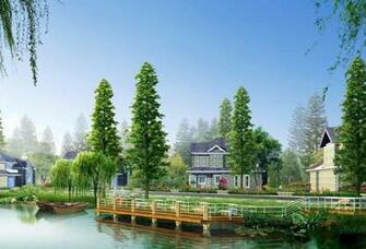 Lake House Wallpaper