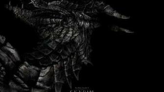 Wallpaper Dragon Skyrim The Elder Scrolls V