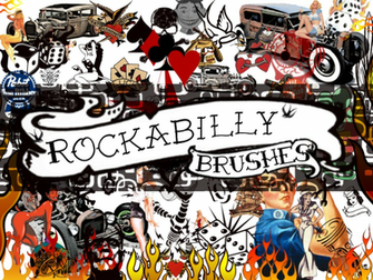 Rockabilly Gimp Brushes By Maxpowersxx