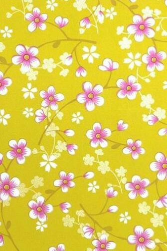 Pip Cherry Blossom Yellow Wallpaper Story