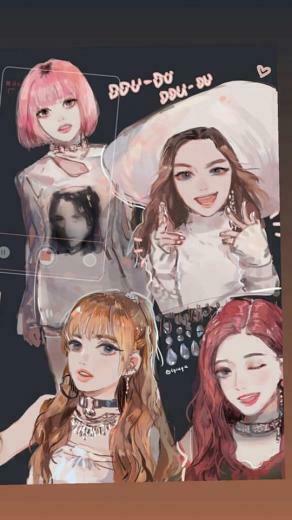 Blackpink Anime Wallpaper And Kpop