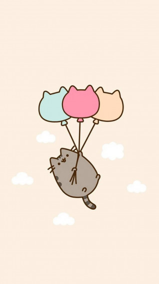 Cute Android Pusheen Art Wallpaper