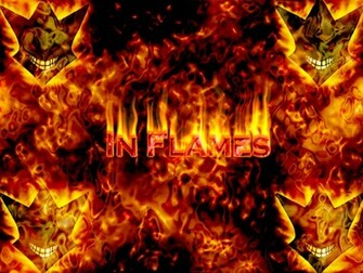 In Flames Wallpaper By Xpuritaniax Duvarka Tlar