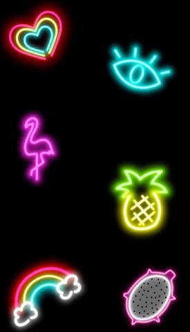 Neon Aesthetic Wallpaper Sun