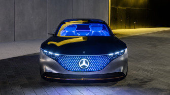 Mercedes Benz Vision Eqs 4k Wallpaper HD Car