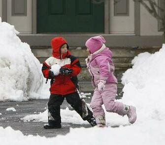Snowball Fight Wallpaper High Quality