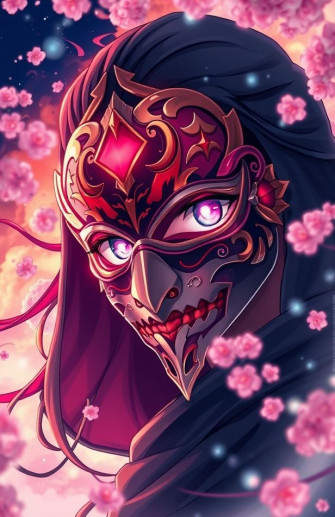 Anime With Mask Wallpaper