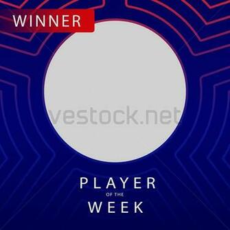 Uefa Champions League Background Player Of The Week Vector