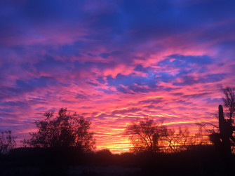 Incredibly Beautiful Morning Sky Araminta House