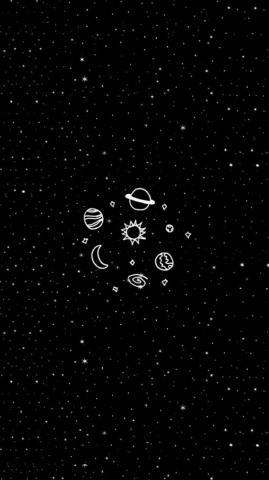 Space Drawing Wallpaper Top Background