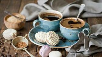 Coffee And Sweets Wallpaper