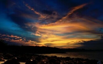 Wallpaper Night Sky X Widescreen Desktop