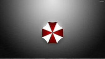 Umbrella Logo On Black N White Background Wallpaper