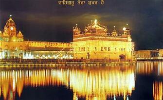 Harmandir Sahib At Night The Golden