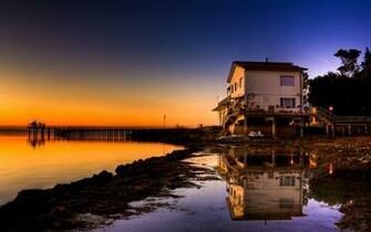 Lake House Wallpaper