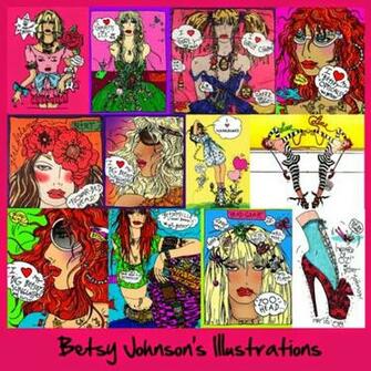 Betsey Johnson S Illustrations By Azurafae On Polyvore