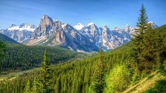 Wallpaper Mountains Sky Grass Trees HD 1080p Upload At May