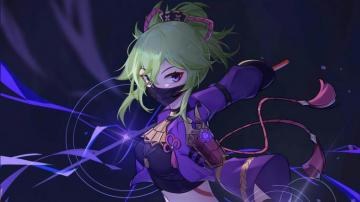 Kuki Shinobu Genshin Impact 4k Wallpaper HD Pc 9641g