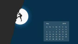 May Desktop Calendar Wallpaper