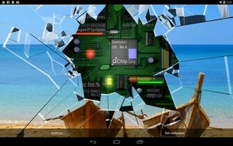 Cracked Screen 3d Parallax HD Screenshot