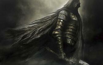 Wallpaper Darkness Sword Armor Hood Knight Namco