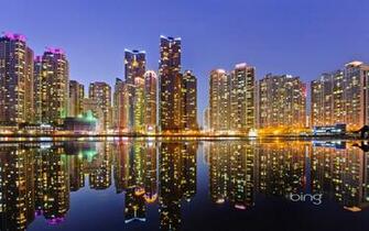 Of Marine City In Busan South Korea HD Bing Wallpaper Archive