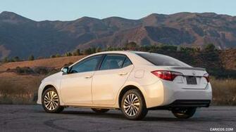 Toyota Corolla Le Eco Super White Rear Three