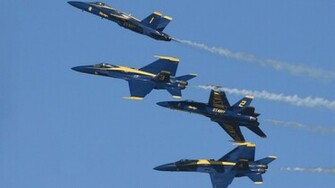The Blue Angels Mcdonnell Douglas Fa Hornets Wallpaper